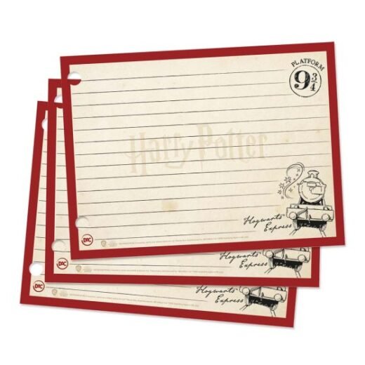Porta Fichas Argolado com 80 Fichas Harry Potter - Image 2