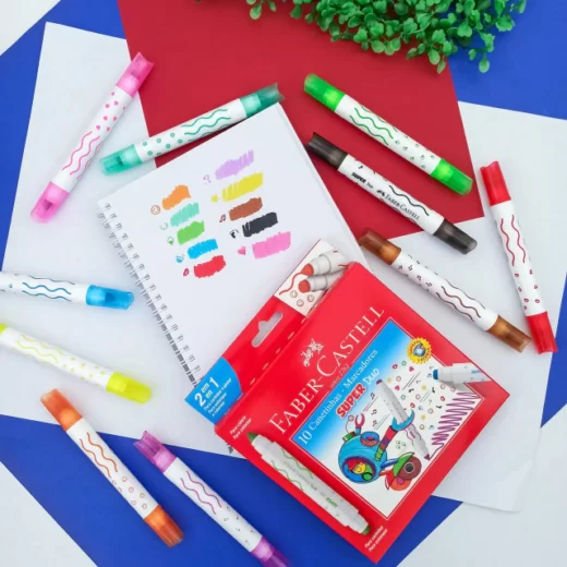 10 Canetinhas Super Duo Faber Castell - Image 6