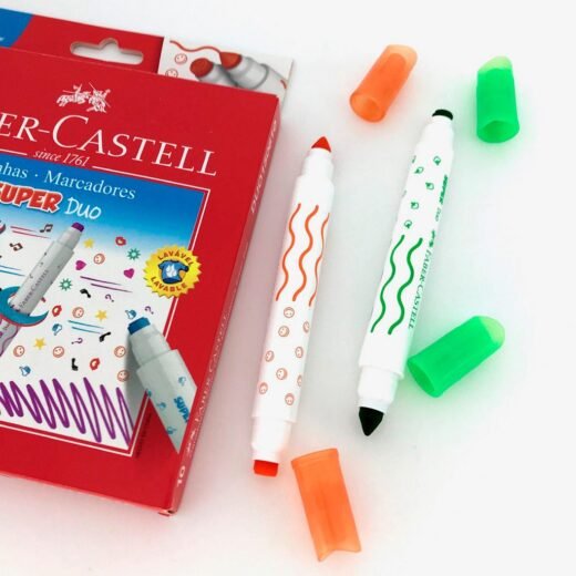 10 Canetinhas Super Duo Faber Castell