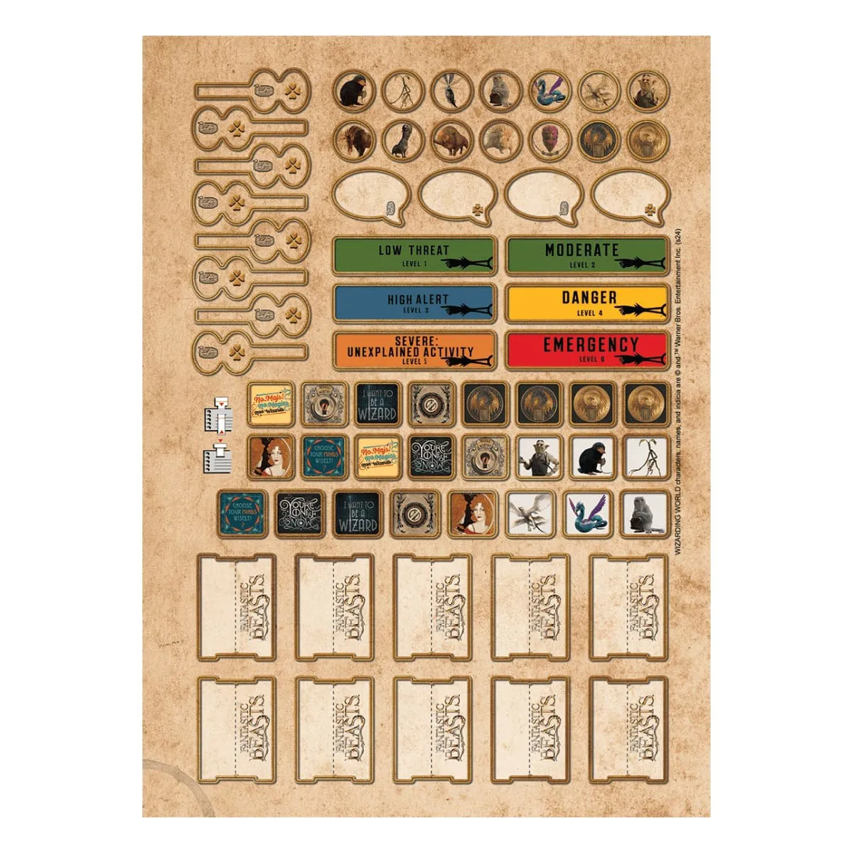 CADERNO UNIV. 1 MATÉRIA 80 FLS ANIMAIS FANTÁSTICOS CAPA - Image 2