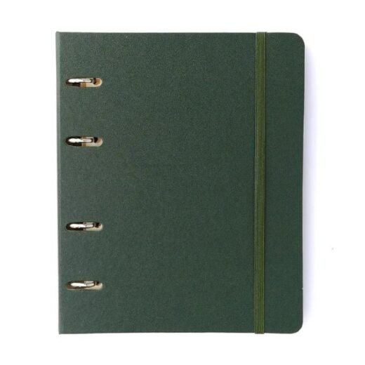 Caderno Argolado Criativo Cicero Office Duo Classic A5 Verde Oliva Com 80 Folhas