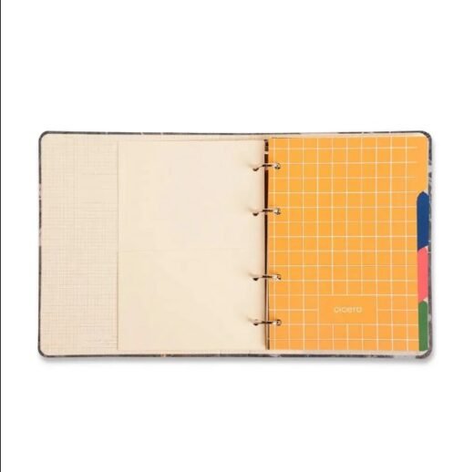 Caderno Argolado Criativo Cicero Office Duo Classic A5 Verde Oliva Com 80 Folhas - Image 4