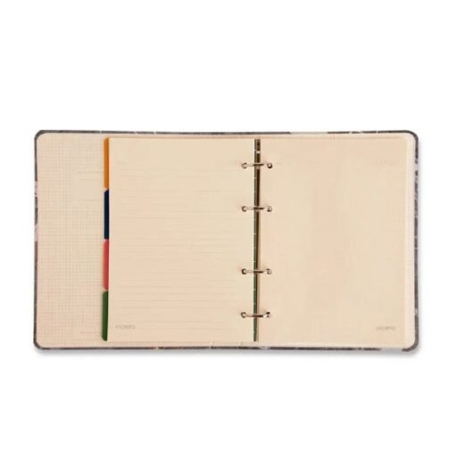 Caderno Argolado Criativo Cicero Office Duo Classic A5 Verde Oliva Com 80 Folhas - Image 2