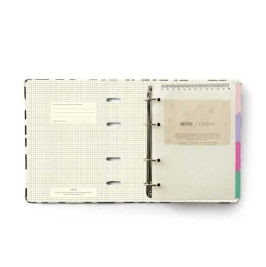Caderno Criativo Argolado Colmeia Melissa A5 Cicero - Image 3