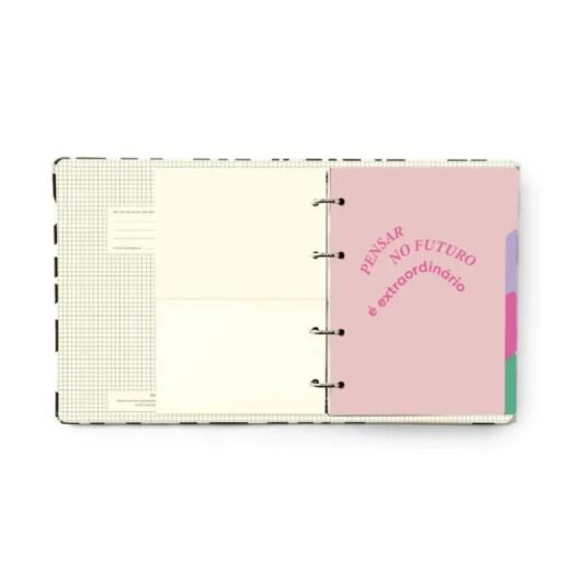 Caderno Criativo Argolado Colmeia Melissa A5 Cicero - Image 4
