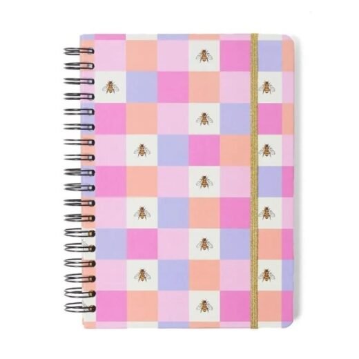 Caderno Colegial Pautado 10 Matérias 160f Casinha das Abelhas Melissa Cicero