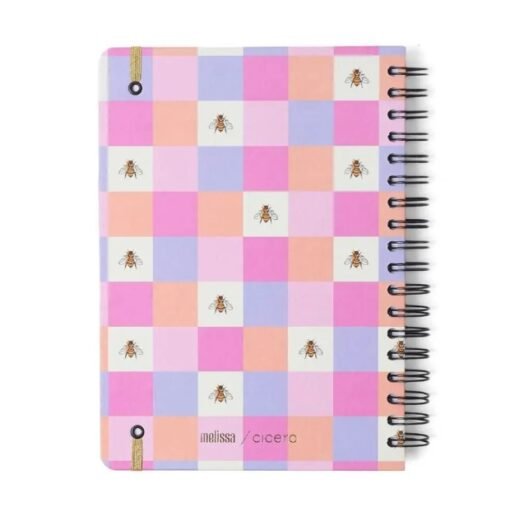 Caderno Colegial Pautado 10 Matérias 160f Casinha das Abelhas Melissa Cicero - Image 4