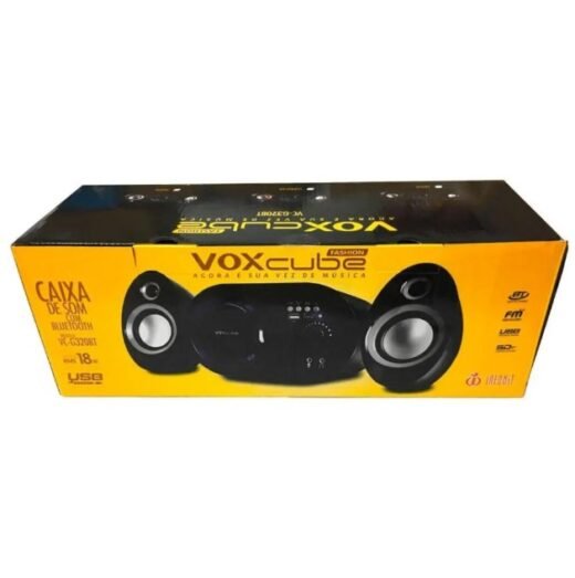 Caixa de Som Preta/Prata 2.1 Multimídia Infokit 18W - Image 3