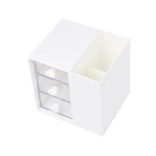 Organizador 3 gavetas + 1divis 12x10x12cm un - VMP